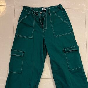 Forever 21 Green Cargo Pants